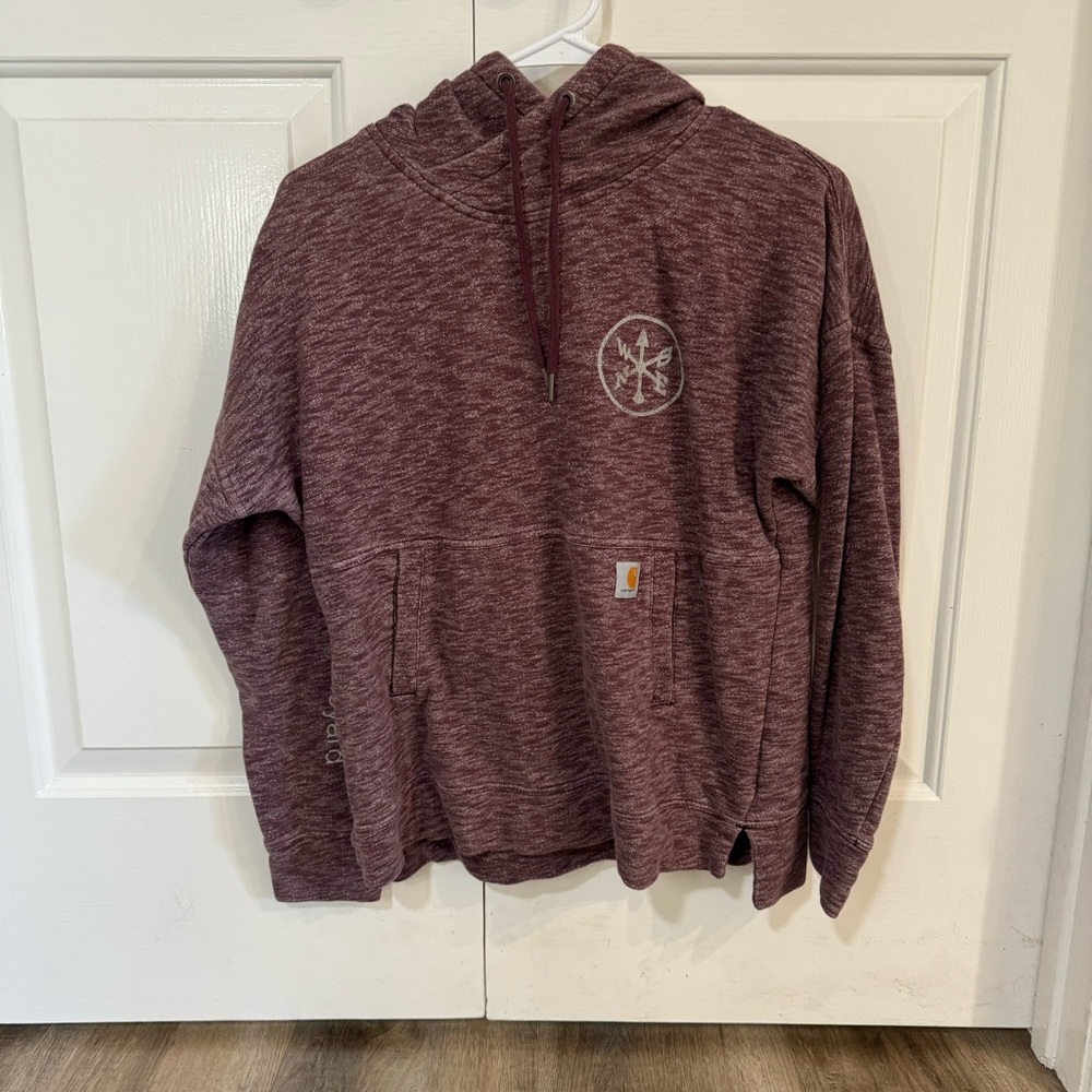 Carhartt Maroon Heathered Sweatshirt Size 4-6